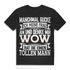 Manchmal gucke ich meine Frau an wow tollen Mann Herren T-Shirt Black