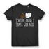 Scheißn muas i sonst goa nix Damen T-Shirt Bayern Black