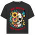 Jack & Jones Oversize Be Real Not Perfect Blumen Totenkopf Herren T-Shirt Black