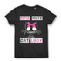 Böse Alte Cat Lady Katzen Damen Bio T-Shirt Black