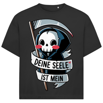 Jack &amp; Jones Oversize Deine Seele Ist Mein Sensenmann Herren T-Shirt Black
