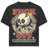 Jack & Jones Oversize Fuck Off Skeleton Herren T-Shirt Black