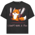 Jack & Jones Oversize I Dont Give A Fox Fuchs Mit Kettensägen Herren Shirt Black