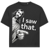 Jack & Jones Oversize I Saw That Jesus Sieht Dich Herren T-Shirt Black