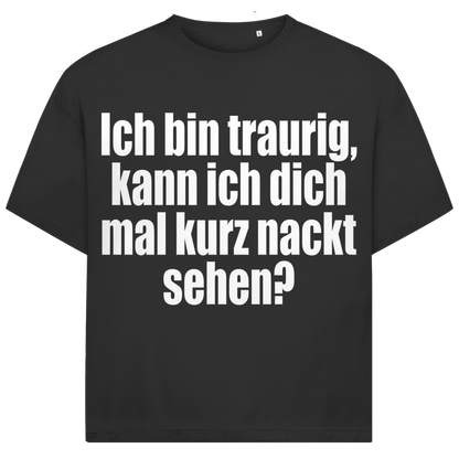 Jack and Jones bin traurig kann ich dich kurz nackt sehen Herren T-Shirt Black