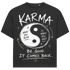 Jack and Jones Karma Yin Yang What You Give Is What You Get Herren T-Shirt Black