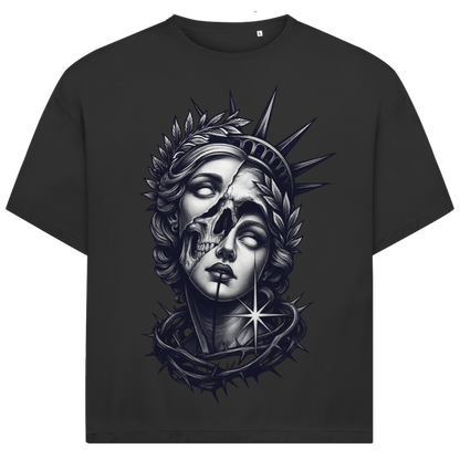Jack and Jones Liberty Skull Freiheitsstatue Totenkopf Herren T-Shirt Black