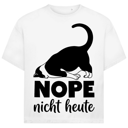 Jack and Jones NOPE Nicht Heute Katze Kein Bock Kater Herren T-Shirt White