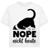Jack and Jones NOPE Nicht Heute Katze Kein Bock Kater Herren T-Shirt White