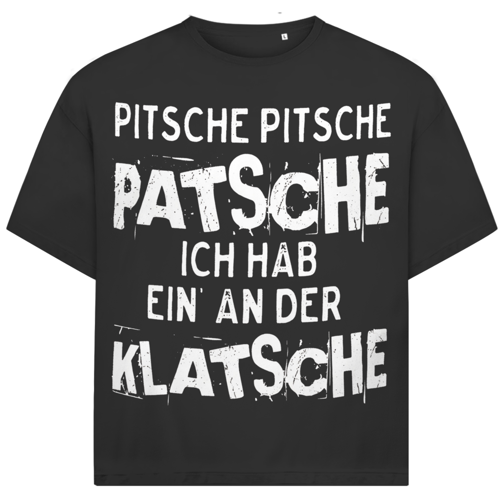 Jack and Jones Pitsche Pitsche Patsche Ich Hab Ein An Der Klatsche Herren T-Shirt Black