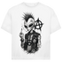 Jack and Jones Punk Alien Anarchy Mittelfinger Herren T-Shirt White