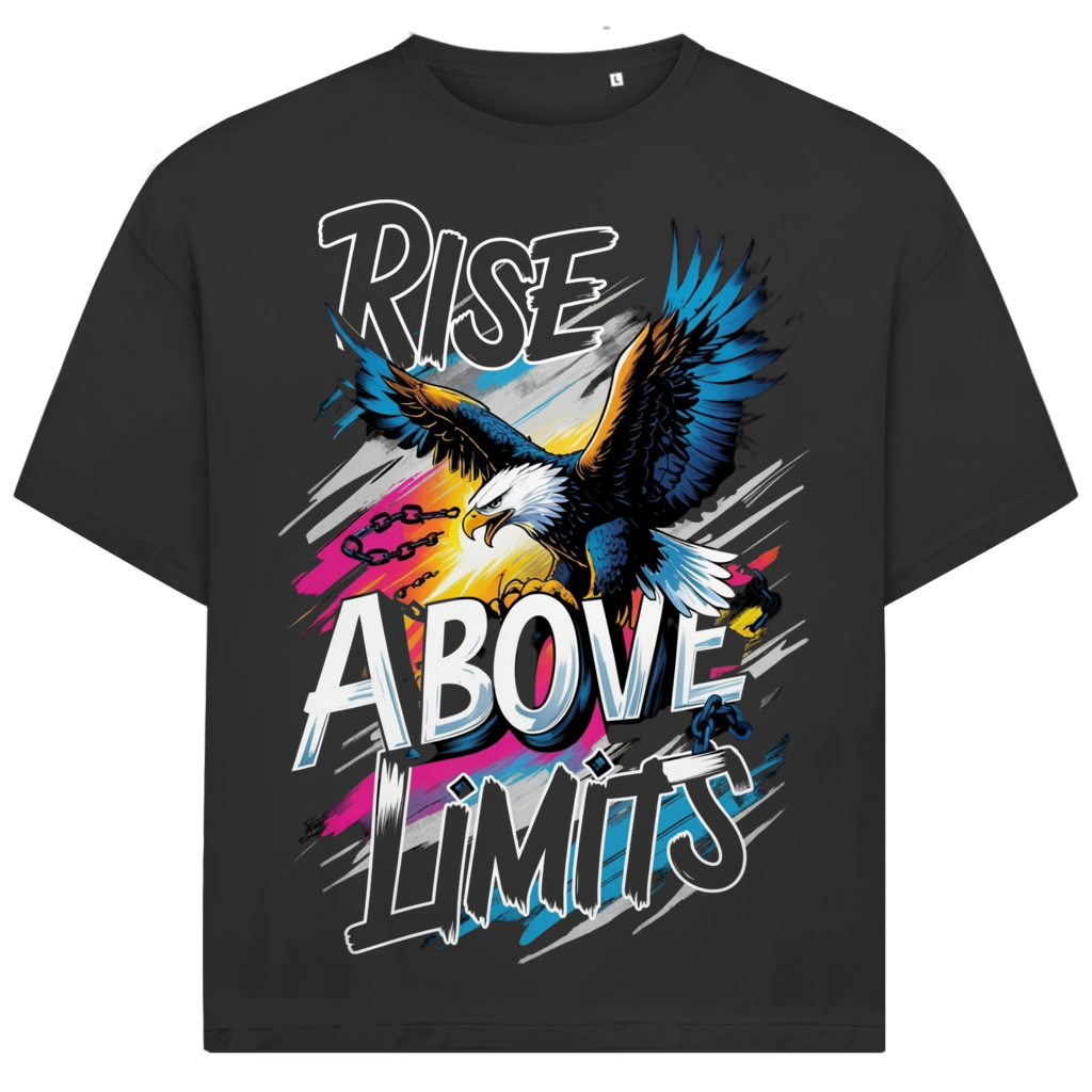 Jack and Jones Rise Above Limits Adler Herren T-Shirt Black
