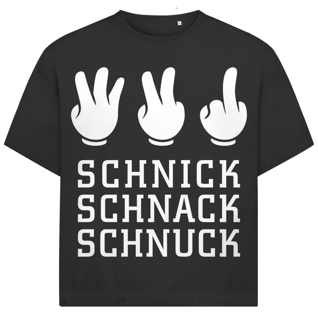Jack and Jones Schnick Schnack Schnuck Mittelfinger Herren T-Shirt Black