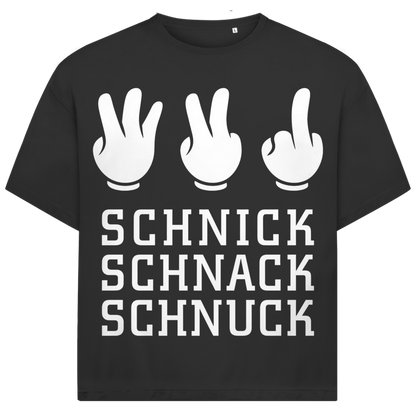 Jack and Jones Schnick Schnack Schnuck Mittelfinger Herren T-Shirt Black