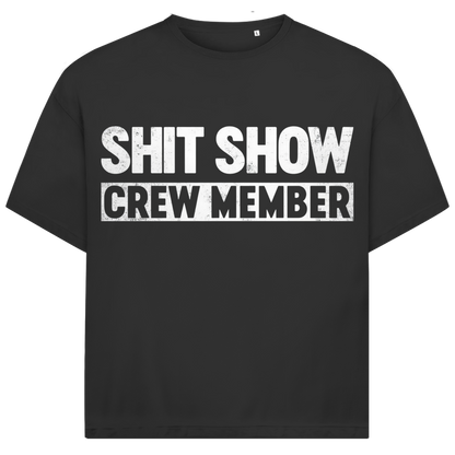 Jack and Jones Shit Show Crew Member Herren T-Shirt Black