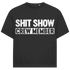 Jack and Jones Shit Show Crew Member Herren T-Shirt Black