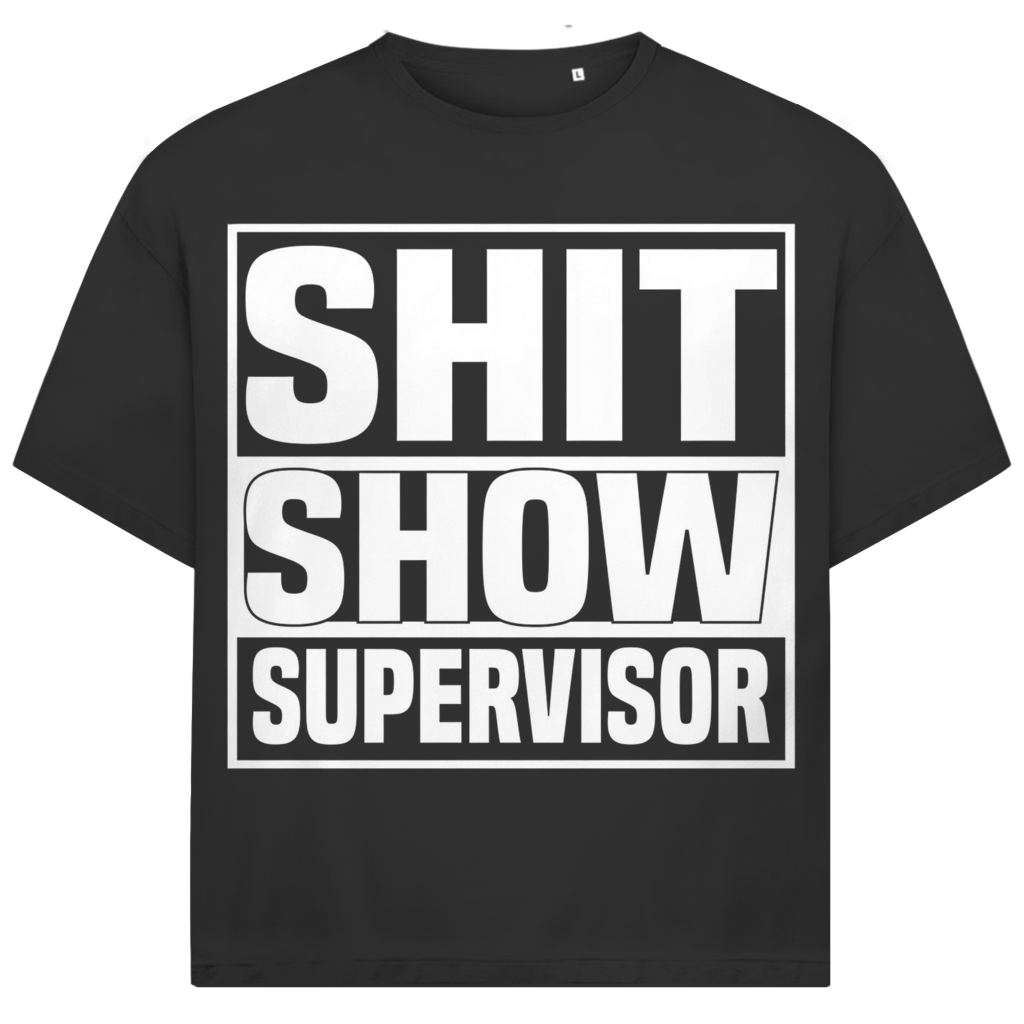 Jack and Jones Shit Show Supervisor Herren T-Shirt Black