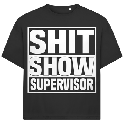 Jack and Jones Shit Show Supervisor Herren T-Shirt Black