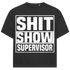 Jack and Jones Shit Show Supervisor Herren T-Shirt Black