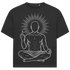 Jack and Jones Yoga Stinkefinger Meditation Mittelfinger Herren T-Shirt Black