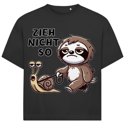 Jack and Jones Zieh Nicht So Gassi Faultier Schnecke Hunde Herren T-Shirt Black