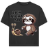Jack and Jones Zieh Nicht So Gassi Faultier Schnecke Hunde Herren T-Shirt Black