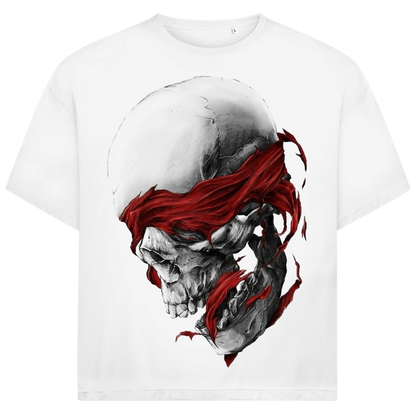 Jack and Jones Blinded by Blood Totenkopf mit rotem Schleier Herren T-Shirt