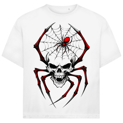 Jack and Jones Die Rote Witwe Spinnen Schädel Totenkopf Herren T-Shirt