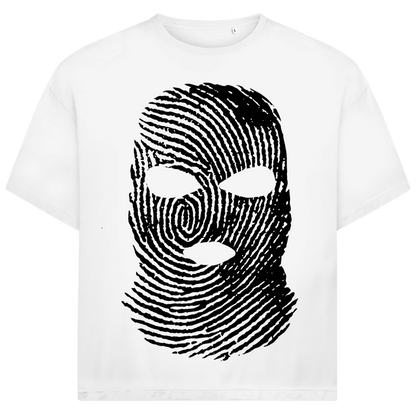Jack and Jones Hidden Identity Fingerprint Mask Oversized Herren T-Shirt
