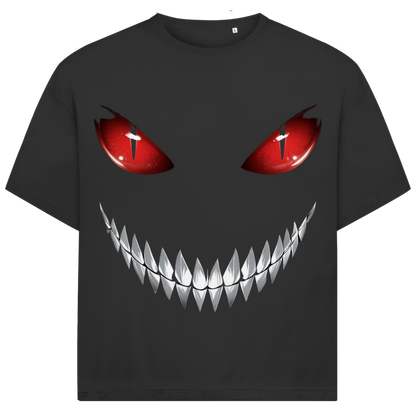 Jack and Jones I See You Red Eyes White Grin Oversized Herren T-Shirt