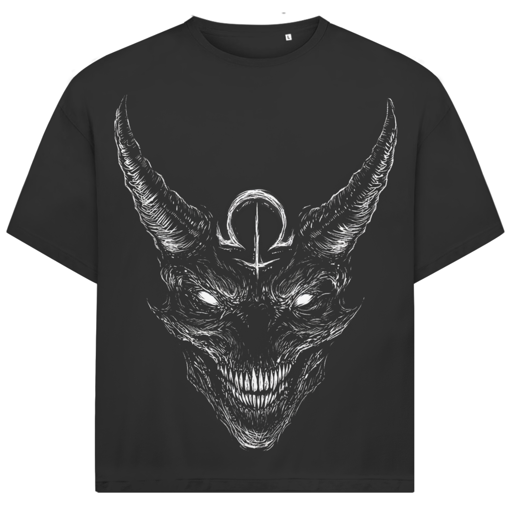 Jack and Jones Lord of the Abyss Demonic Face Oversized Herren T-Shirt