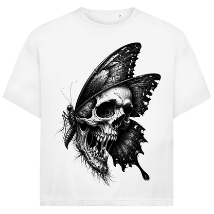 Jack and Jones Schmetterling des Todes Totenkopf Oversized Herren T-Shirt