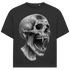Jack and Jones Screaming Vampire Skull Fangs Oversized Herren T-Shirt Black