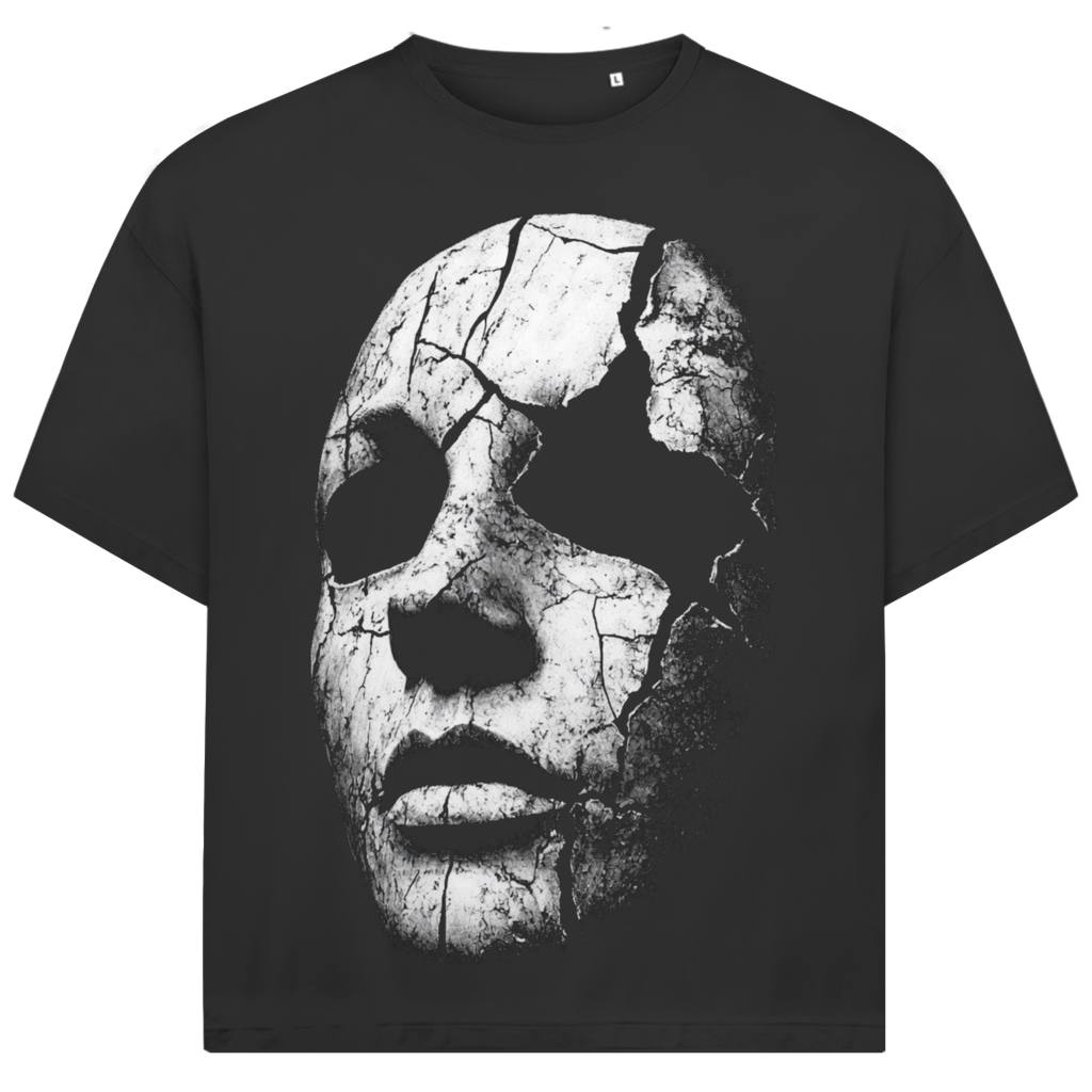 Jack and Jones Shattered Face Broken Identity Oversized Herren T-Shirt