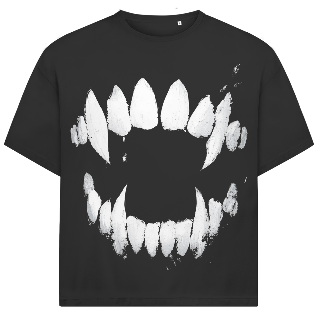 Jack and Jones The Bite Scharfe Vampir Zähne Oversized Herren T-Shirt