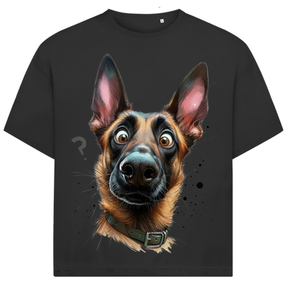 Jack and Jones Überraschter Deutscher Schäferhund Oversized Herren T-Shirt