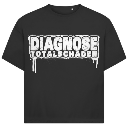 Jack &amp; Jones Herren T-Shirt Diagnose Totalschaden Graffiti Bio Oversized