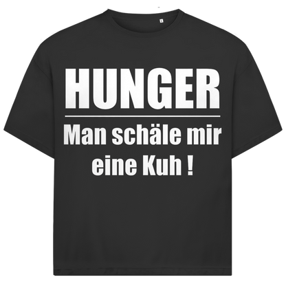 Jack &amp; Jones T-Shirt Hunger Man Schäle Mir Eine Kuh Spruch Oversized