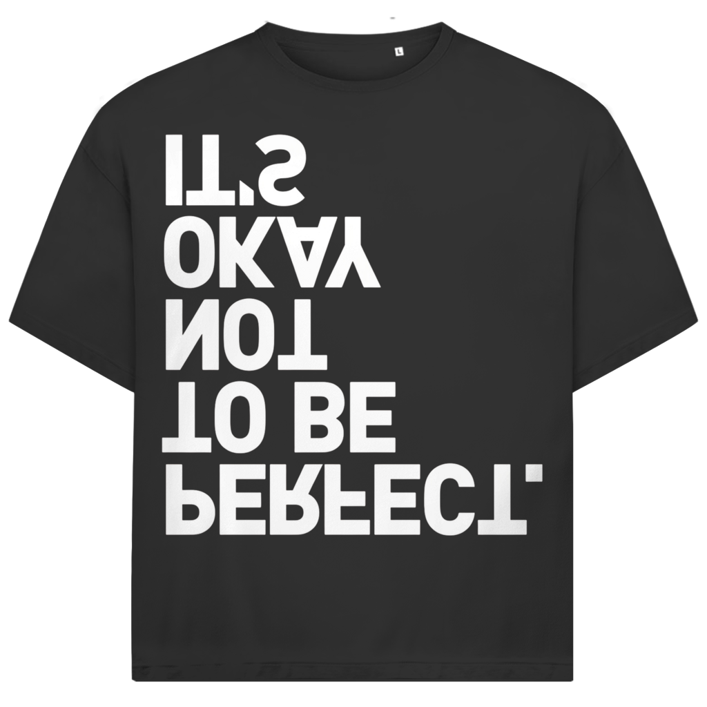 Jack &amp; Jones Herren T-Shirt Its Okay Not To Be Perfect Mirror Oversized