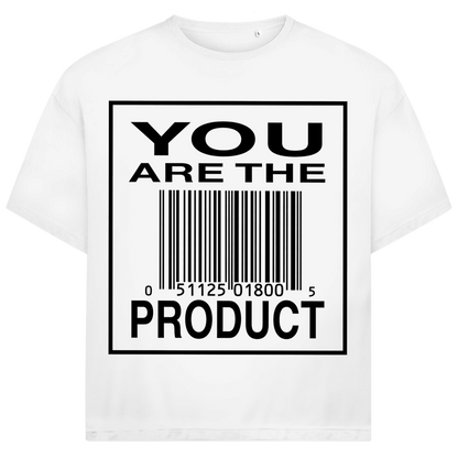 Jack &amp; Jones Herren T-Shirt You Are The Product Barcode Oversized Bio