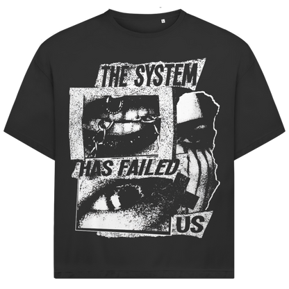 Jack &amp; Jones Herren T-Shirt The System Has Failed Us Punk Oversized