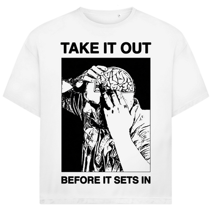 Jack &amp; Jones Herren T-Shirt Take It Out Before It Sets In Brain Art
