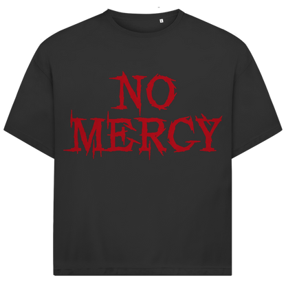 Jack &amp; Jones Herren T-Shirt No Mercy Horror Schrift Rot Metal Oversized