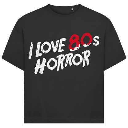 Jack &amp; Jones Herren T-Shirt I Love 80s Horror Film Retro Oversized