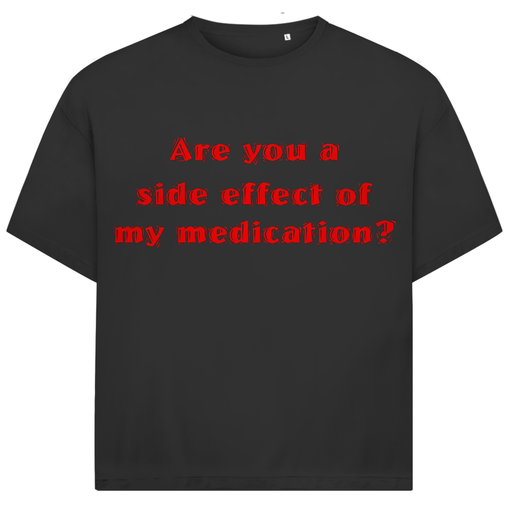 Jack &amp; Jones Herren T-Shirt Are You a Side Effect Medication Oversized
