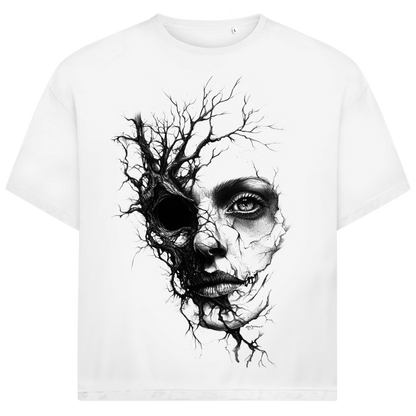 Jack &amp; Jones Herren T-Shirt Verwurzeltes Gesicht Dark Art Ink Oversized