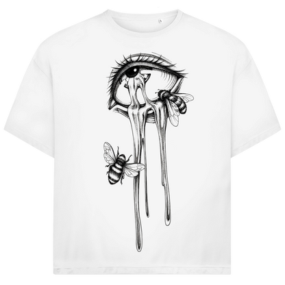 Jack &amp; Jones Herren T-Shirt Eye Bees Surreal Tattoo Dark Art Oversized