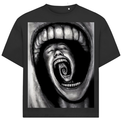 Jack &amp; Jones Herren T-Shirt Eternal Scream Surreal Horror Art Oversized