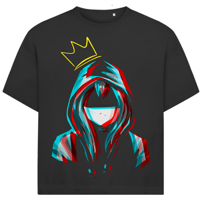 Jack &amp; Jones Herren T-Shirt Glitch Hood Cyberpunk Oversized