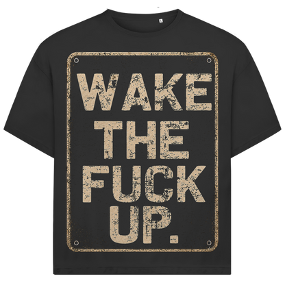 Jack &amp; Jones Herren T-Shirt Wake The Fuck Up Oversized